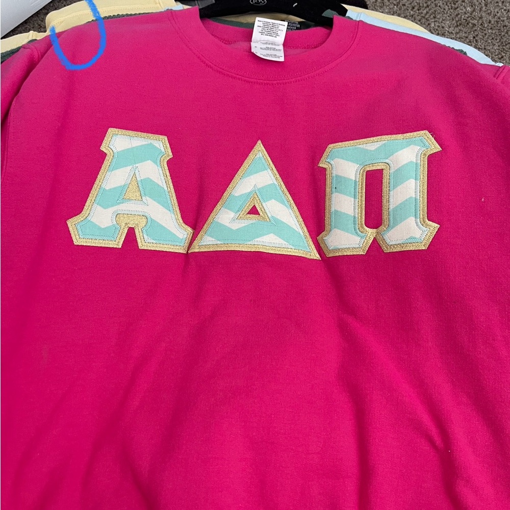 ADPI stitched letter sweatshirt